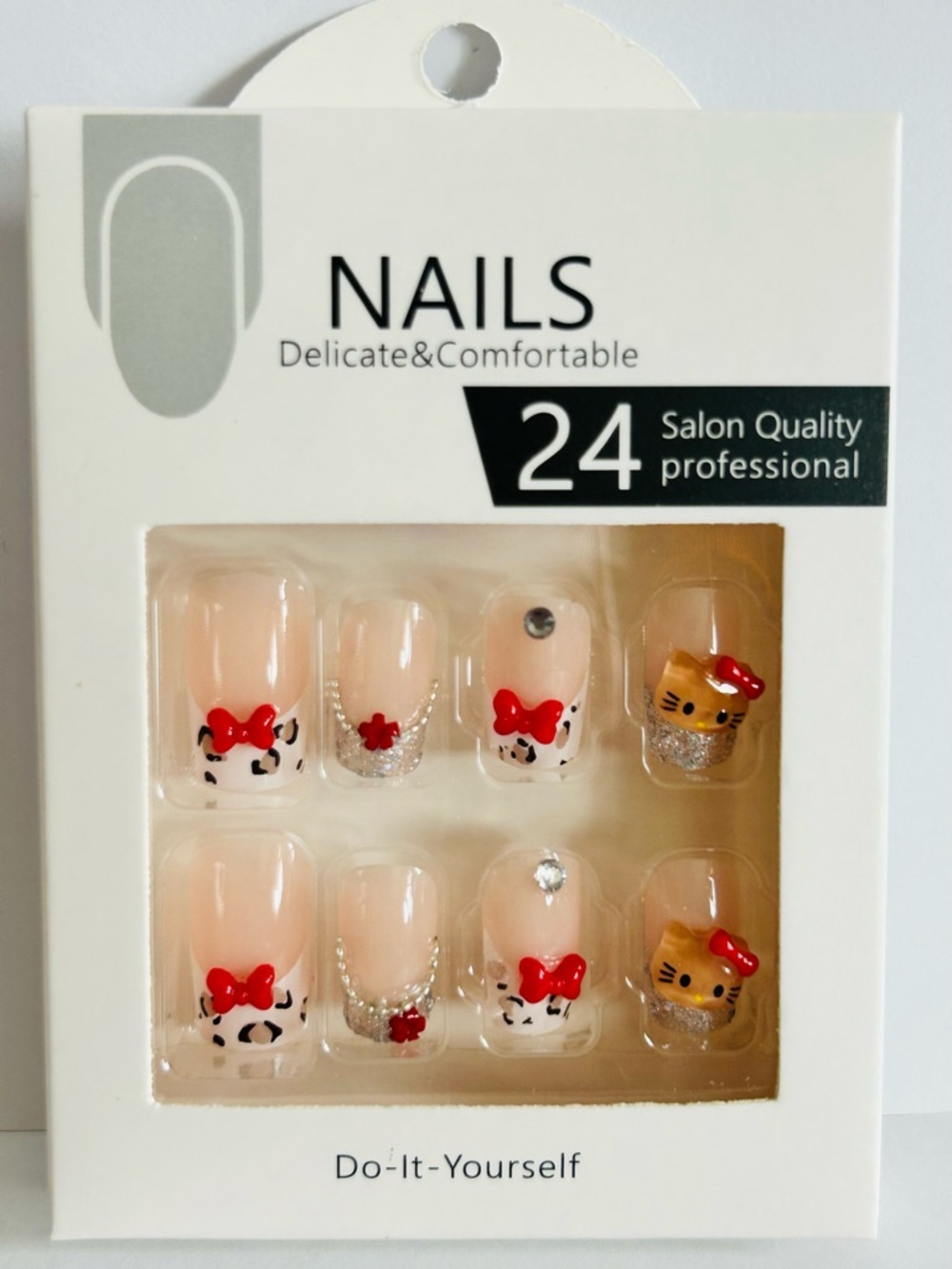 Hello kitty press on